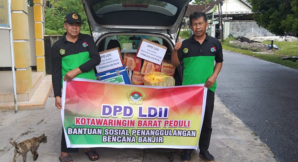 Ldii Kobar Kembali Salurkan Paket Sembako Dan Daging Beku Untuk Korban